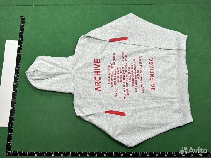 Толстовка зип худи Balenciaga Zip Hoodie Archive