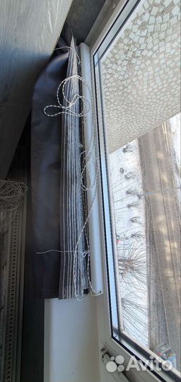 Жалюзи вертикальные бу тканевые