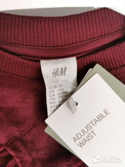 Костюм для девочки H&M, новый, 68, 74