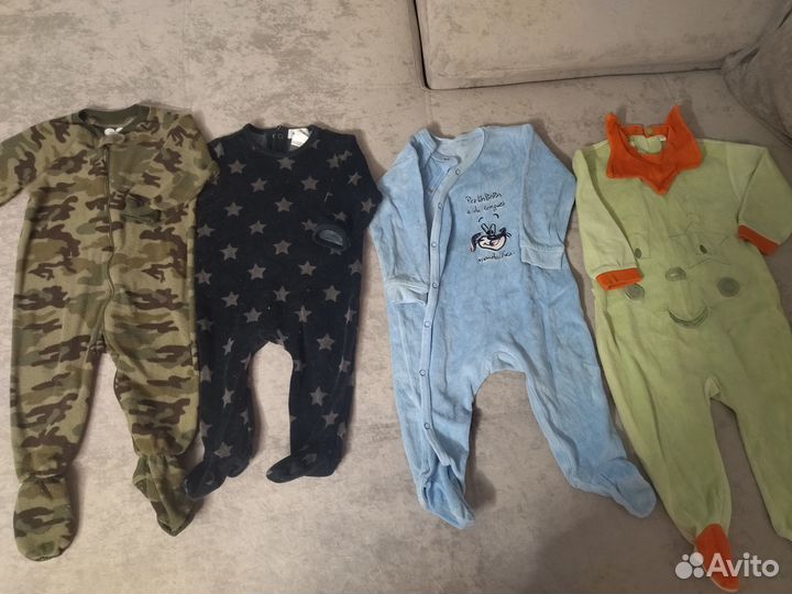 Пакет одежды на мальчика 4-12месяцев