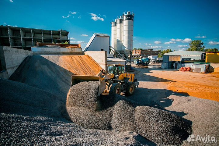Доставка от 40 тонн. Песок,щебень,отсев,гпс,гравий