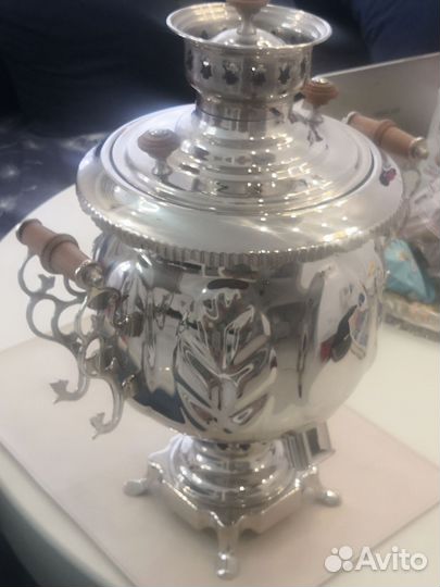 Самовар угольно-электрический СССР новый