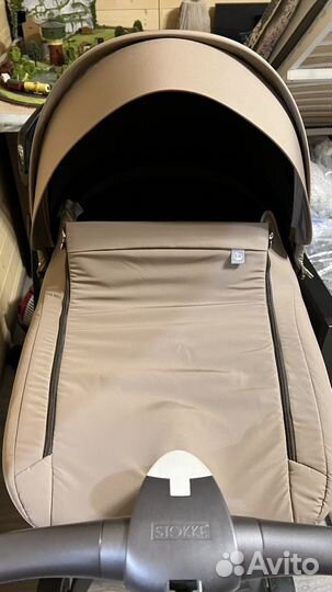 Коляска Stokke xplory 3 в 1 бежевая