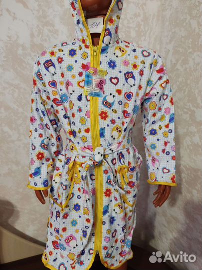 Халат для девочки 104 по 140