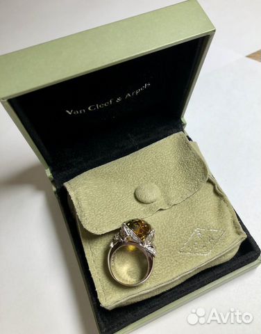 Золотое кольцо 585 пробы с бриллиантами и цитрином объявление продам