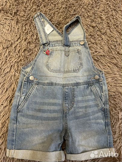 Джинсовые шорты комбинезоны 92cm