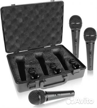 Микрофон Behringer XM1800S комплект 3 шт