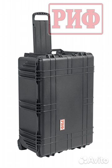 Кейс защитный риф 790х595х365 на колесах с ручкой