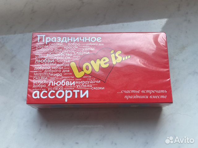 Упаковка жвачки love is купить в Москве | Хобби и отдых | Авито