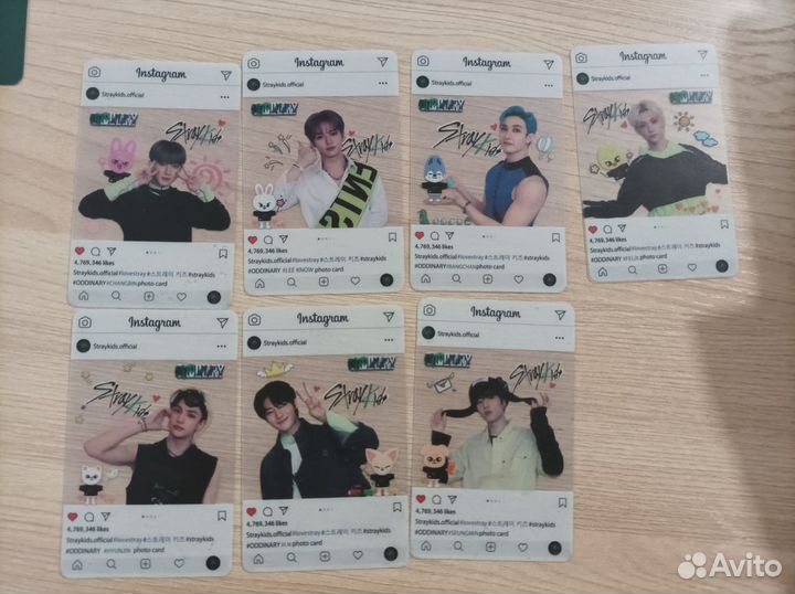 Карточки Stray kids