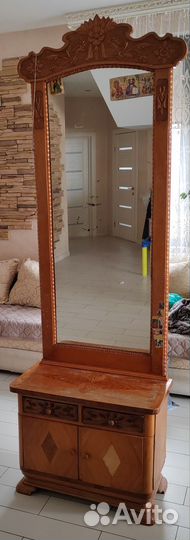 Трюмо трельяж с зеркалом бу