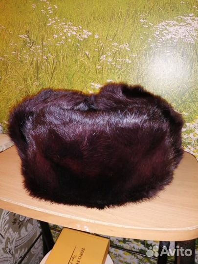 Шапка ушанка мужская кроличья р. 59-60