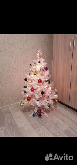 Елка искусственная белая бу