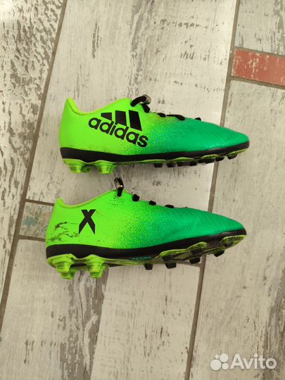 Детские футбольные бутсы Adidas X 16.4 FXG J