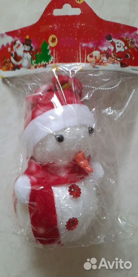 Снеговик Новогоднее Украшение