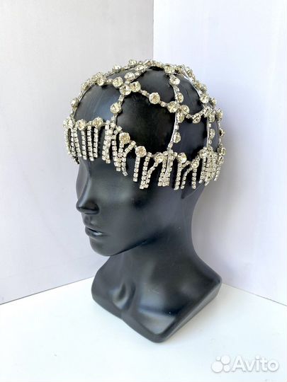Шапочка из страз