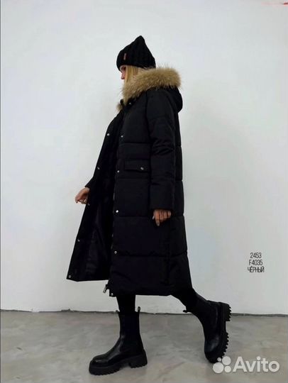 Пуховик зимний женский