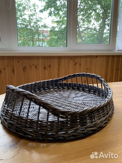 Поднос плетеный ручная работа