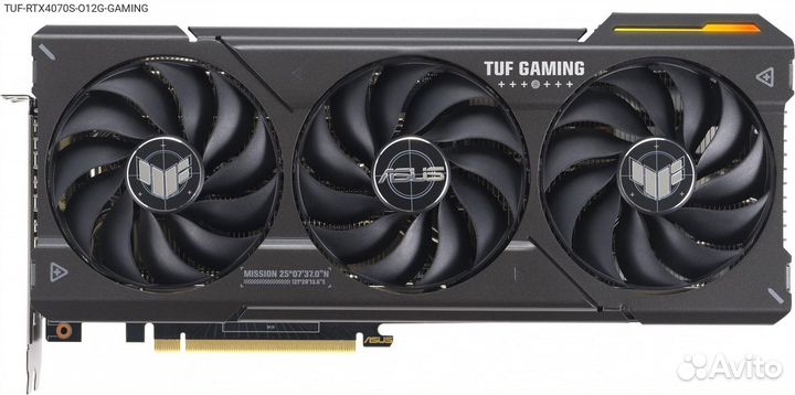 TUF-RTX4070S-O12G-gaming, Видеокарта Asus GeForce