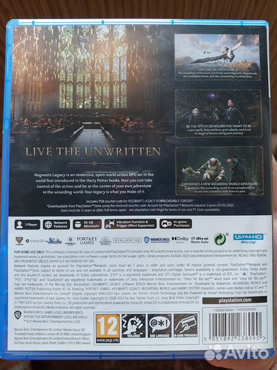 Игра Hogwarts legacy Playstation5 Диск