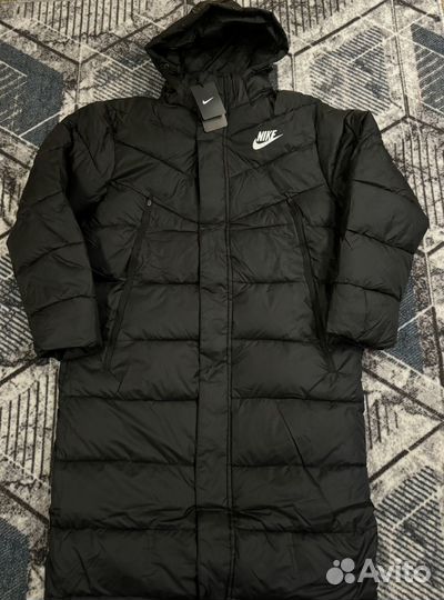 Пуховик длинный nike