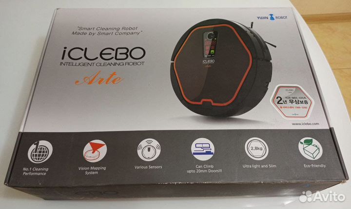 Робот-пылесос iClebo Arte Carbon YCR-M05-10