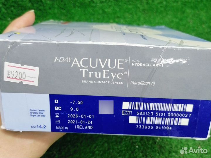 Линзы контактные Acuvue TruEye