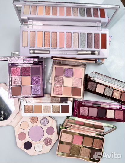 Палетки Huda, Natasha Denona, Too Faced