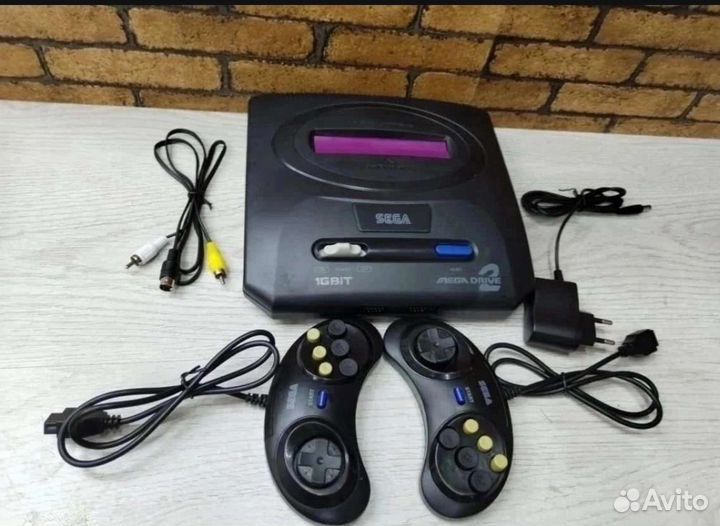 Сега мега драйв игровая приставка Sega 368 игр