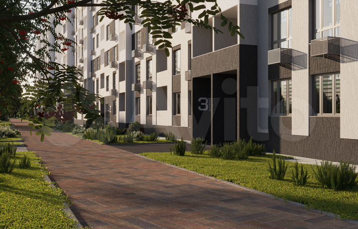 3-к. квартира, 87,1 м², 1/9 эт.