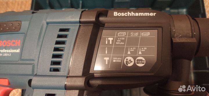 Перфоратор bosch gbh 180 li