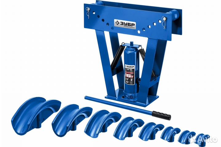 Гидравлический трубогиб зубр тгв-16 труба до 75 мм