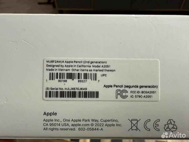 Стилусы Apple pencil 2