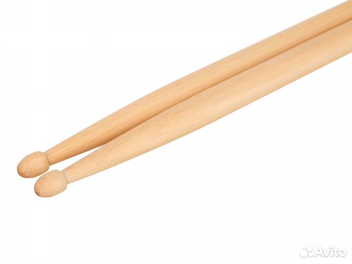 10101001009(1010203035 Natural Series 5A Барабанные палочки, орех гикори, деревянный наконечник HUN