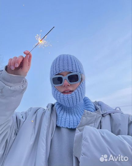 Балаклава голубая