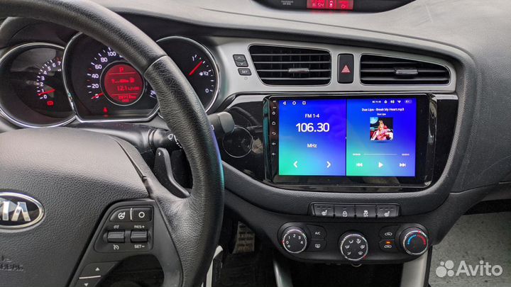 Магнитола 2 din android 9 дюймов Kia Ceed JD