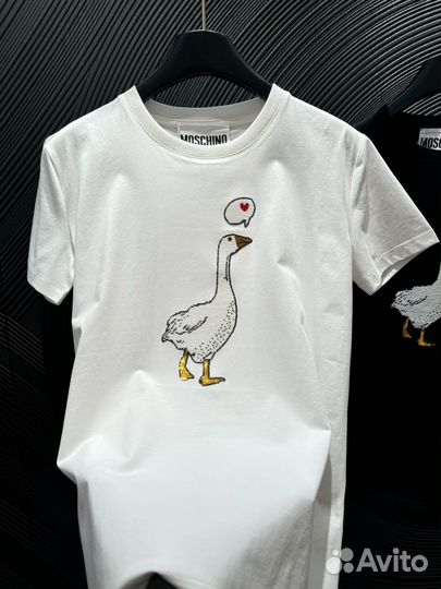 Футболка Moschino премиум размеры S,M,L