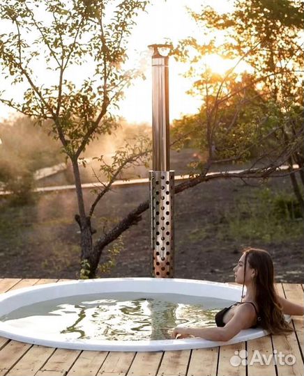 Купель фурако теплая с печью