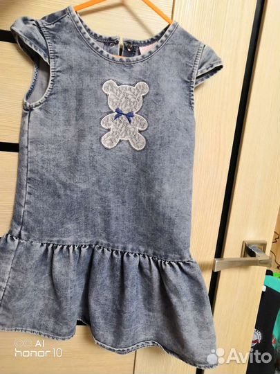 Платье джинсовое для девочки