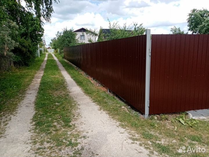 Заборы из профнастила