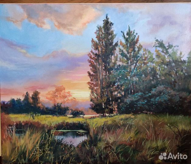 Картина маслом пейзаж