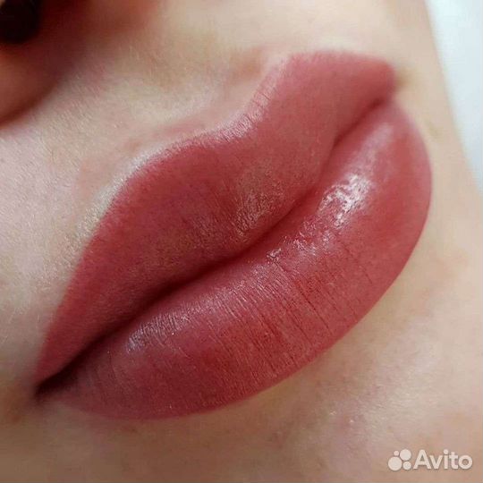 Пудровое напыление бровей,губы,стрелки