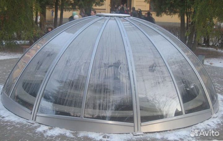 Зенитные фонари стеклянные