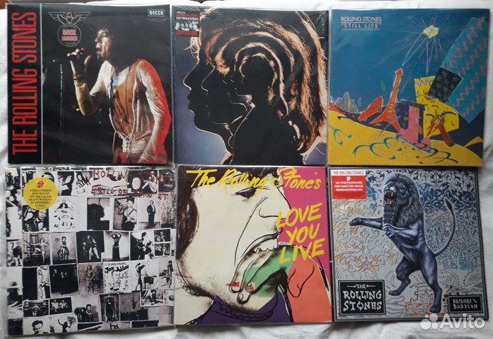 Виниловые пластинки Rolling Stones