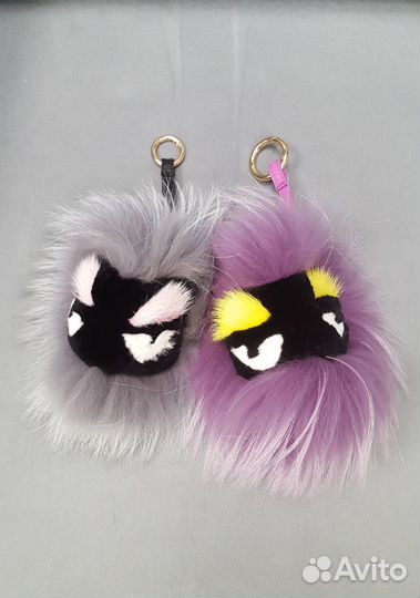 Брелок из меха