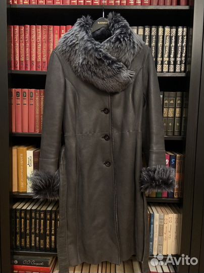 Кожаная дубленка