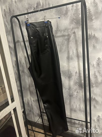 Брюки из кож зама