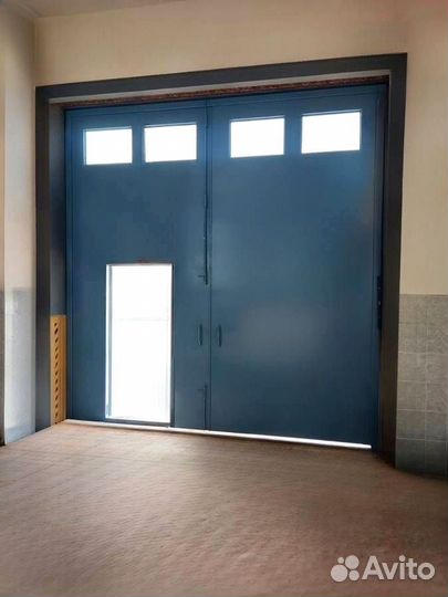 Секционные противопожарные ворота