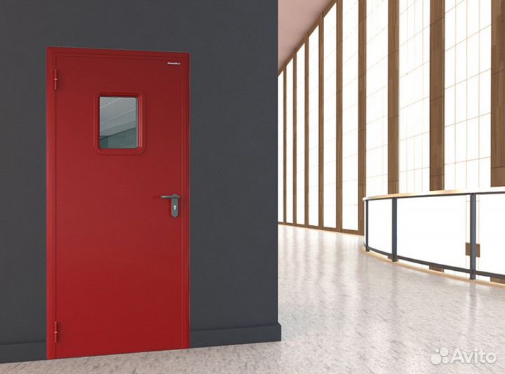 Противопожарные одностворчатые двери EI 60