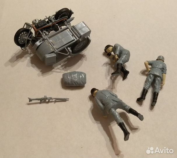 Модель немецкого мотоцикла Цундап М 1 35